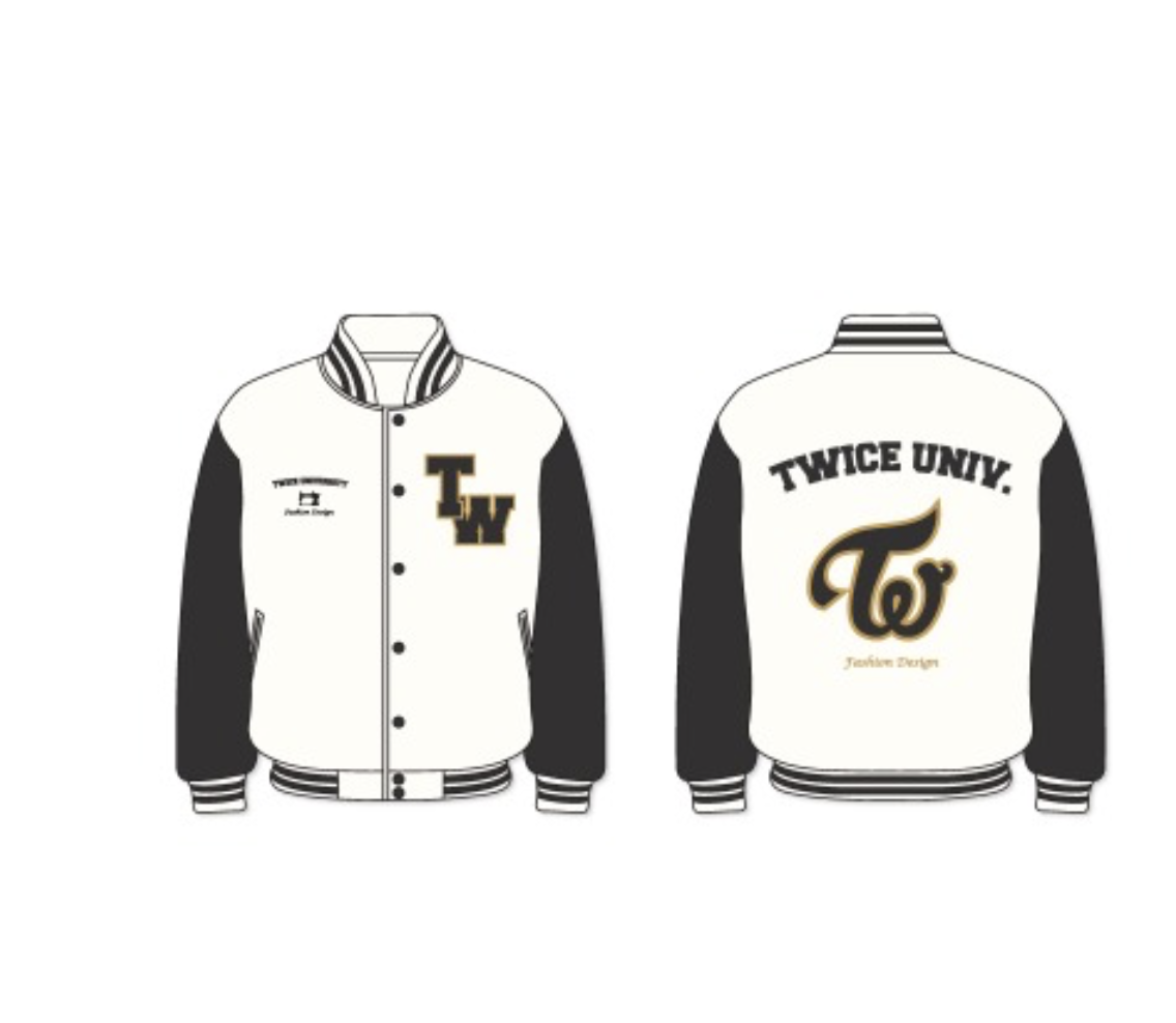 Twice -TWICE UNIV. FASHION CLUBOFFICIAL MERCHANDISE -STADIUM JUMPER เบอร์ M