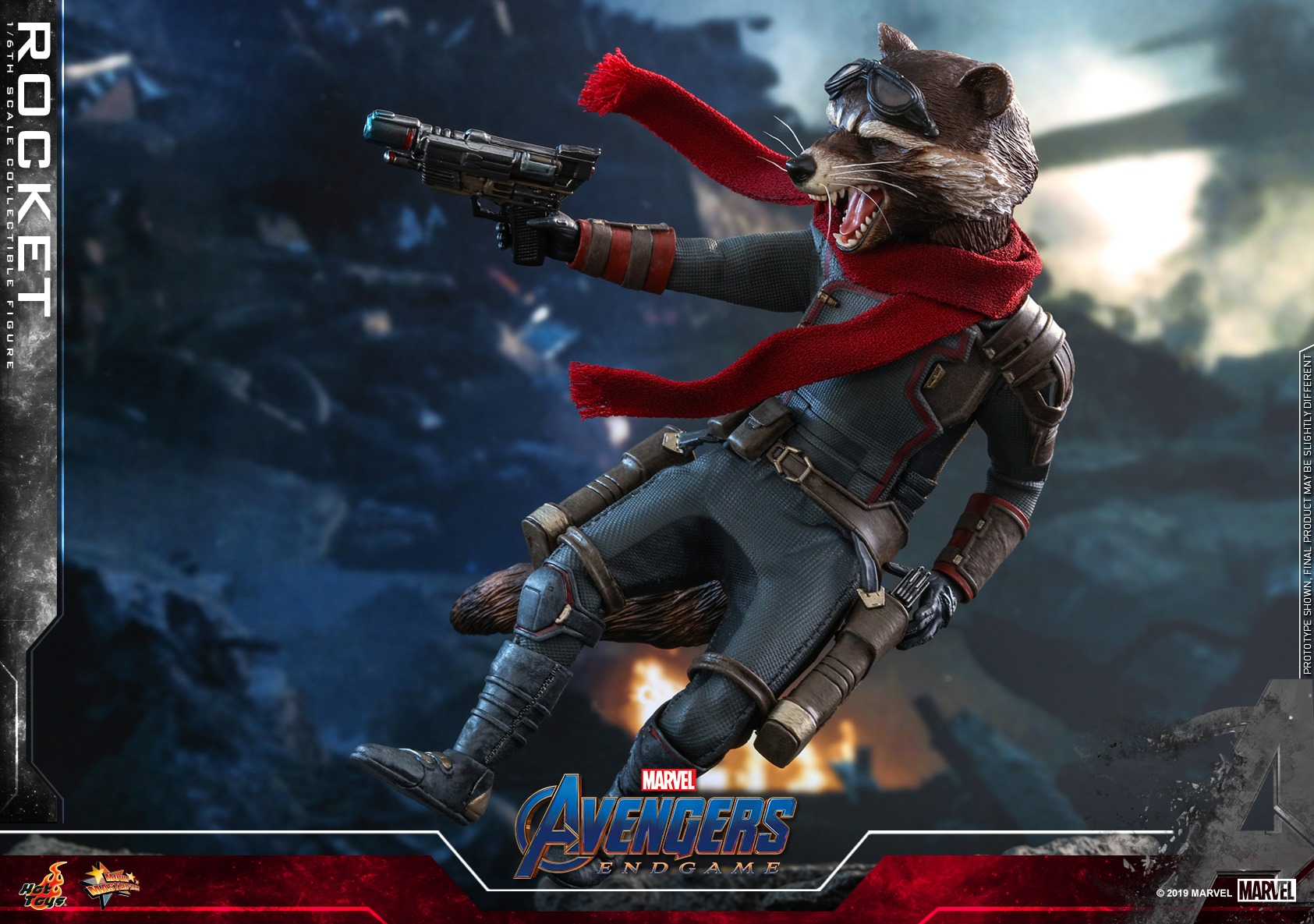 "Pre-Order" Hot Toys Avengers: Endgame - 1/6th scale Rocket Collectible Figure