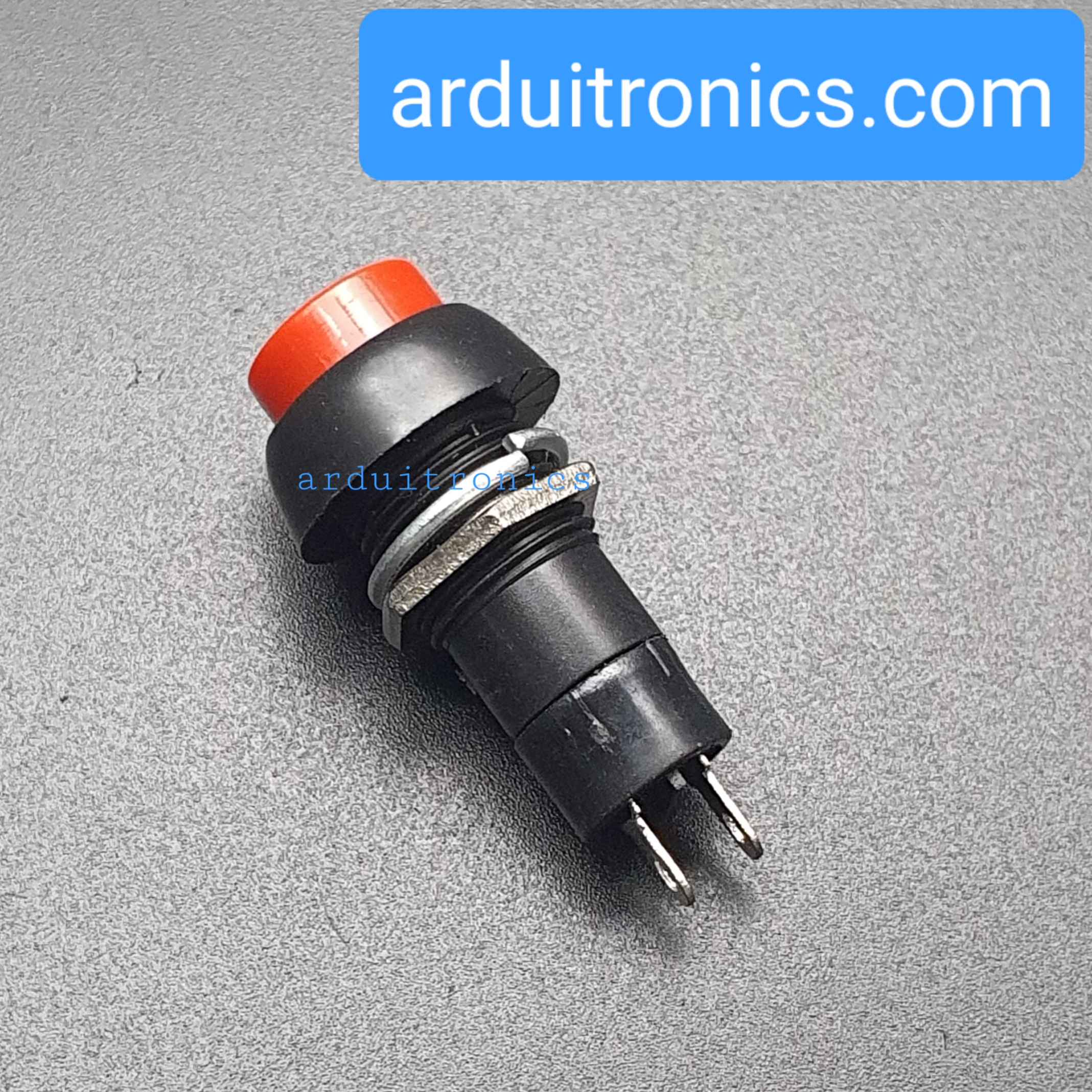 สวิตช์ กดติด กดดับ 250V 3A (สีแดง) - Red