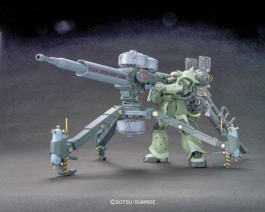 HG 1/144 MS-06 Zaku II + Big Gun Set (Gundam Thunderbolt Ver.)