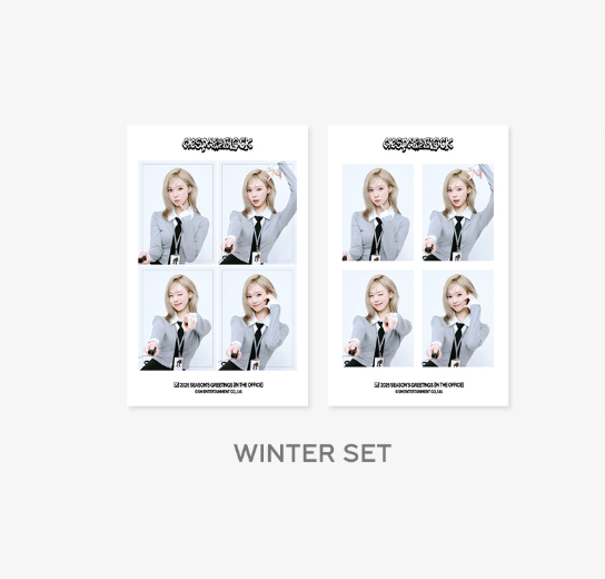 aespa - 2025 season greeting md -4Cut Photo set แบบ winter