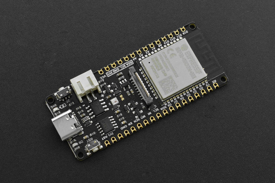 FireBeetle 2 ESP32-E IoT Microcontroller (32M / 512KB, Supports Wi-Fi & Bluetooth) แถม pin headers 38 pin - บอร์ดแท้จาก DFRobot