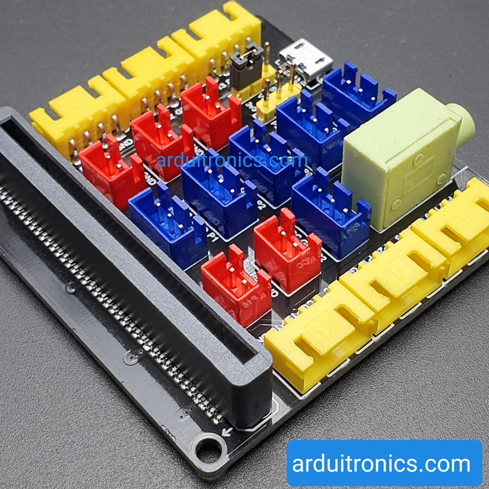 บอร์ดขยายขา micro:bit Expansion Board IOBit (V3.0) microbit