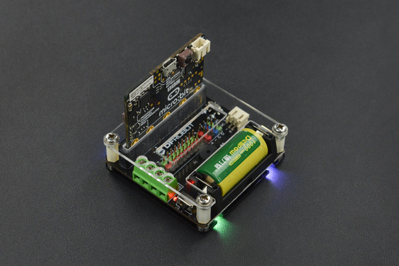 micro: IO-BOX Expansion Board with On-board Li-ion Battery Power (แท้จาก DFRobot)