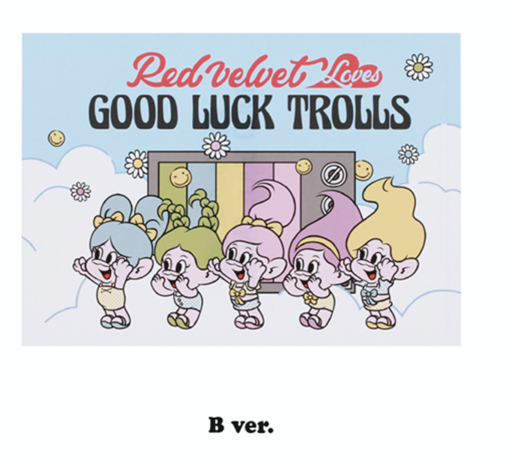 Red Velvet - Loves GOOD LUCK TROLLS - POSTCARD แบบ B ver