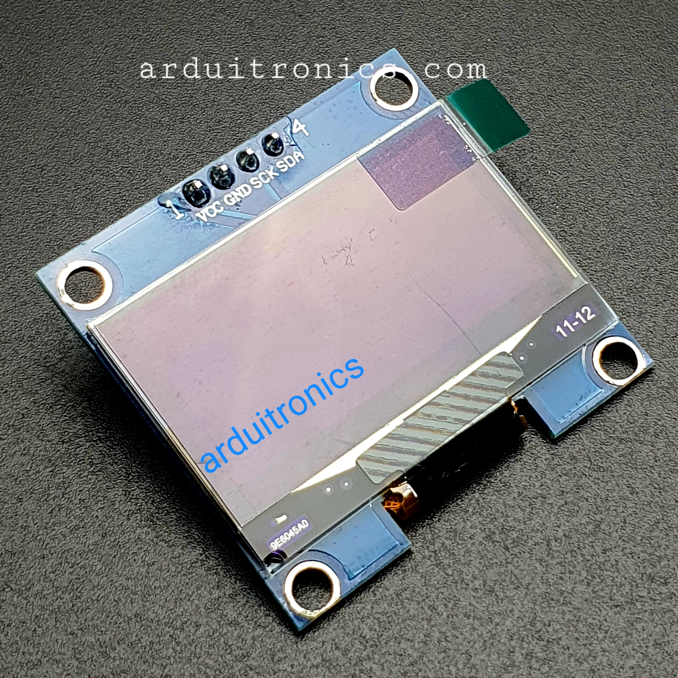 จอแสดงผล OLED 128x64 แบบ I2C ขนาด 1.3" สีน้ำเงิน OLED Display I2C Module 1.3" for Arduino