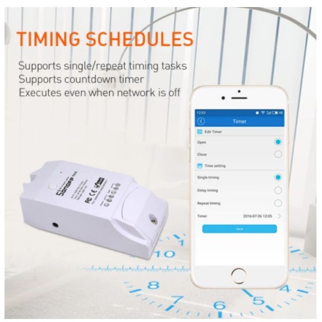 Sonoff Sensor Si7021 Temperature and Humidity Sensor เซนเซอร์อุณหภูมิและความชื้นสำหรับ Wifi Smart Plug ให้เปิด/ปิด ตามอุณหภูมิความชื้นที่ตั้งไว้