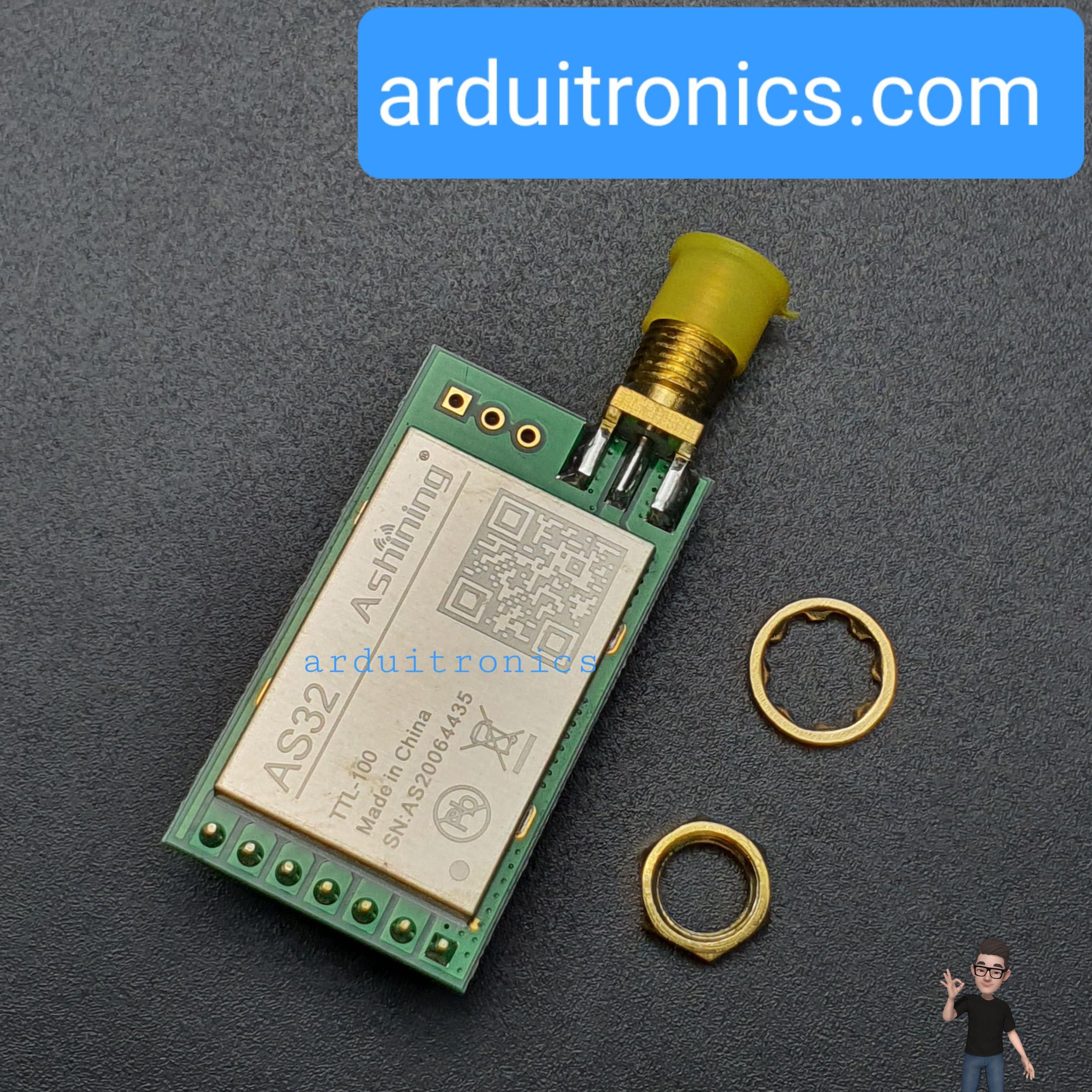 SX1278/SX1276 Wireless Module 433MHz LORA 3km (UART Interface)