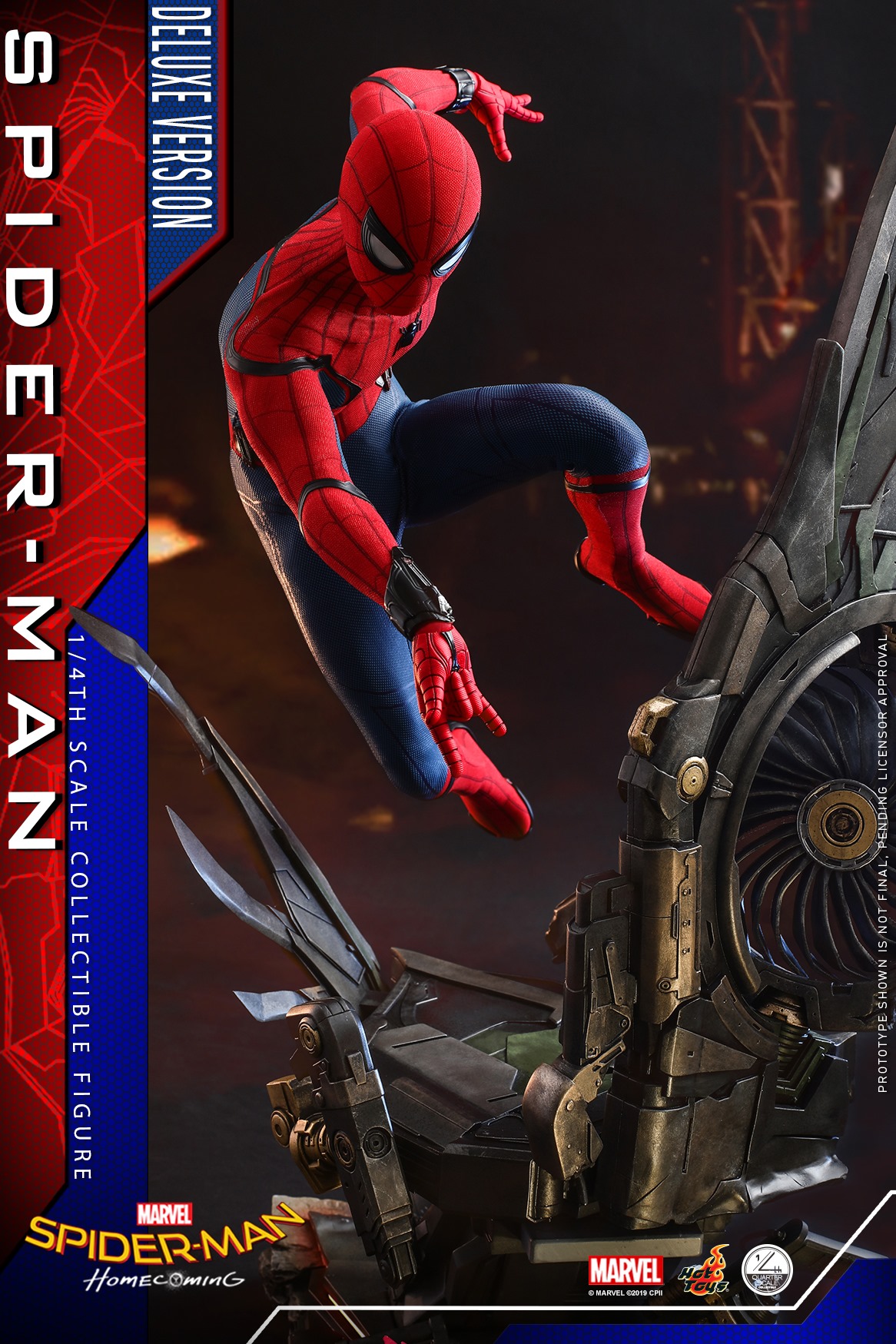 "Pre-Order" Hot Toys Spider-Man: Homecoming - 1/4th scale Spider-Man Collectible Figure (Deluxe Version)