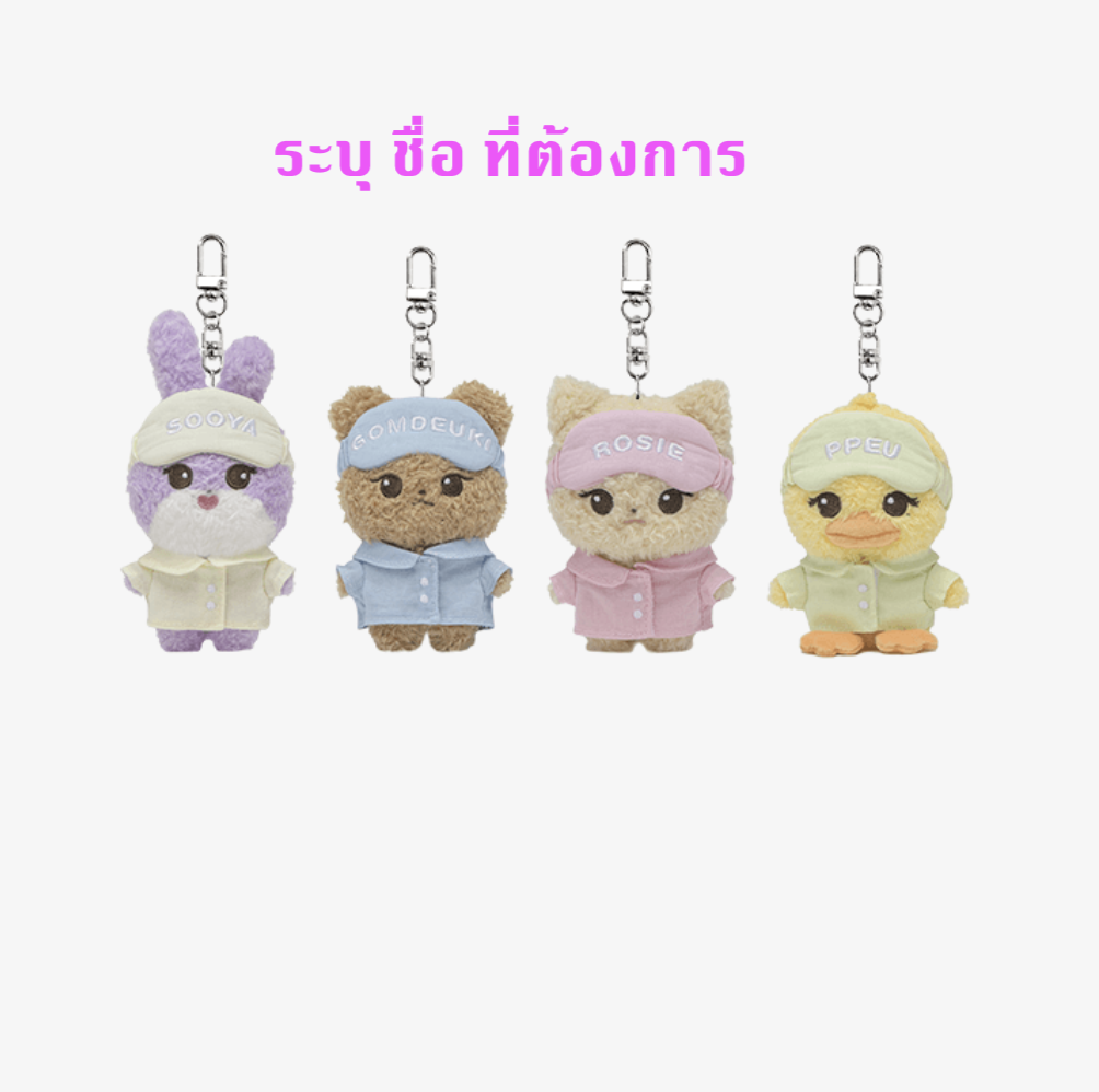 BLACKPINK - ของสะสม [BPTOURMSH] BLACKPINK CHARACTER - MINI KEYRING ระบุชื่อที่ต้องการ