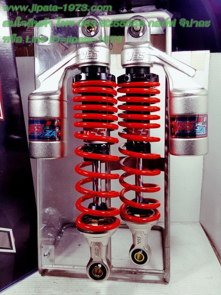(Wave 110 i) โช้คอัพหลังคู่ YSS รุ่น G-ZA สำหรับ Honda Wave 110 i สี ดำ-แดง