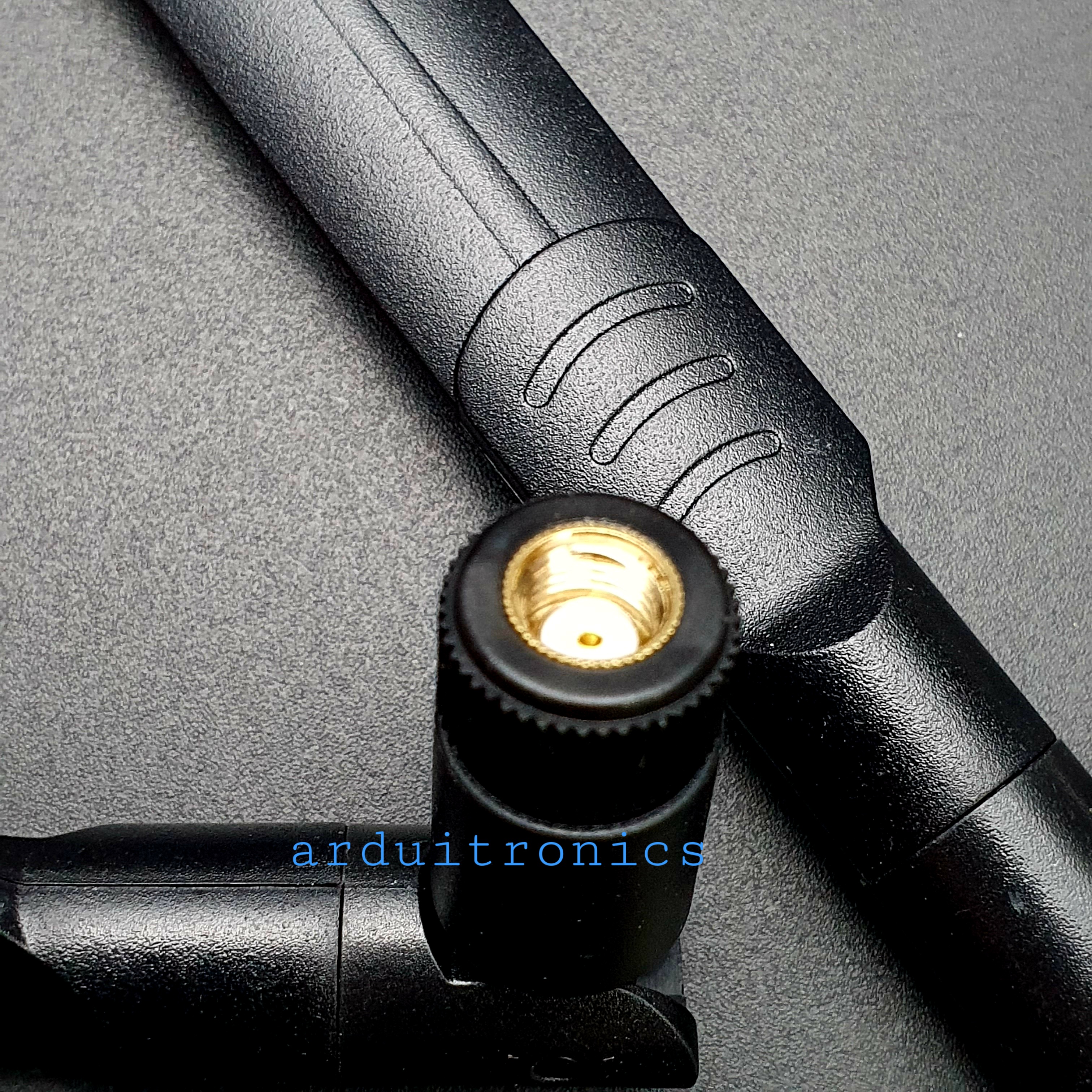 เสาอากาศ Wifi Antenna Dual-Band Antenna คุณภาพสูง 2.4Ghz / 5.8Ghz Dual Frequency 8dbi หัวต่อตัวเมีย Inner Hole ขนาด 16 cm สีดำ