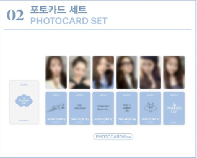 Girls' Generation -LIM YOONA BIRTHDAY POP-UP So Wonderful Day Official MD - photo card set