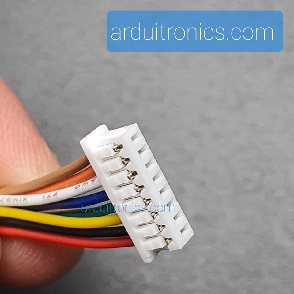 สายไฟหัวตัวเมีย ขนาด 1.25mm แบบ 8-Pin ยาว 15cm (ใช้ได้กับ PM2.5 Dust Sensor Modules)