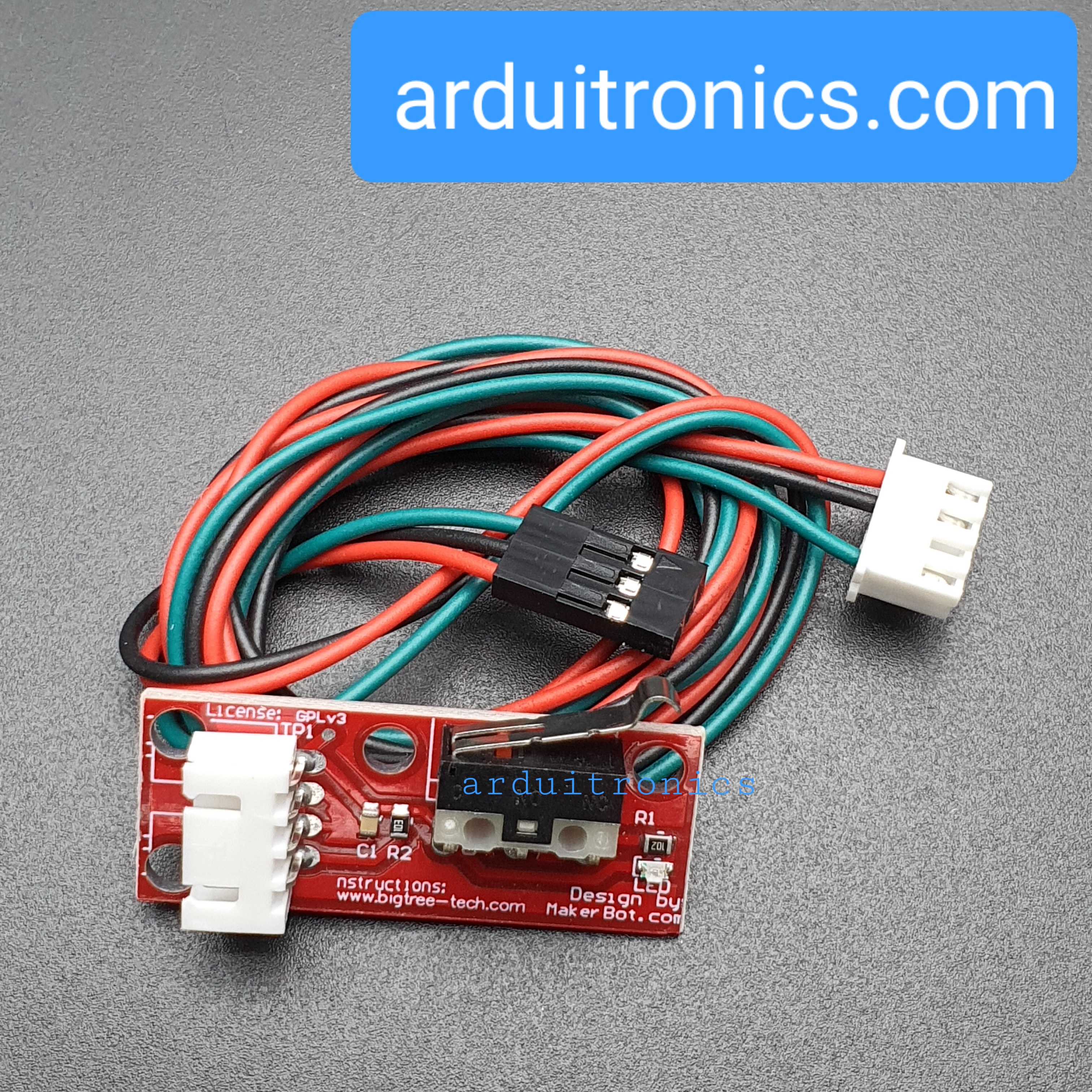 Mechanical Limit Switches พร้อมสายไฟต่อ (สำหรับ 3D Printer End-Stop Switch, Smart Car, Robot)