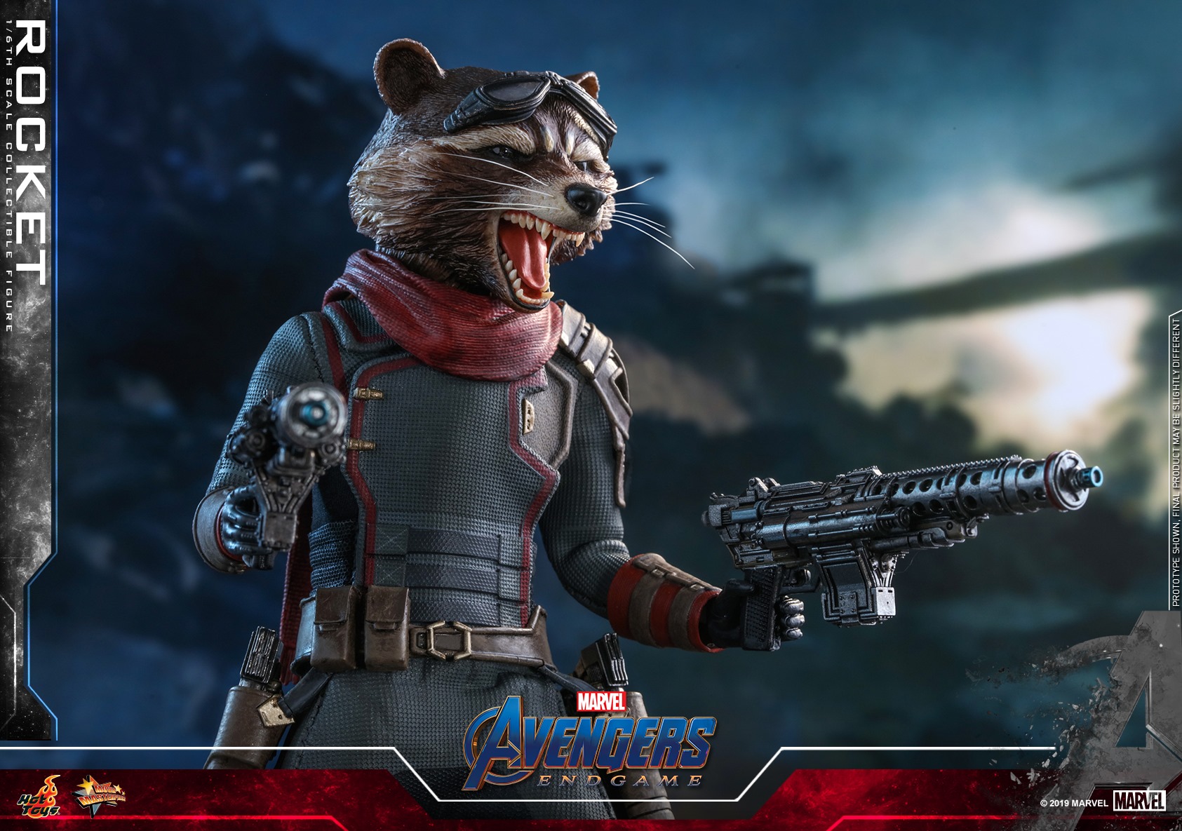 "Pre-Order" Hot Toys Avengers: Endgame - 1/6th scale Rocket Collectible Figure