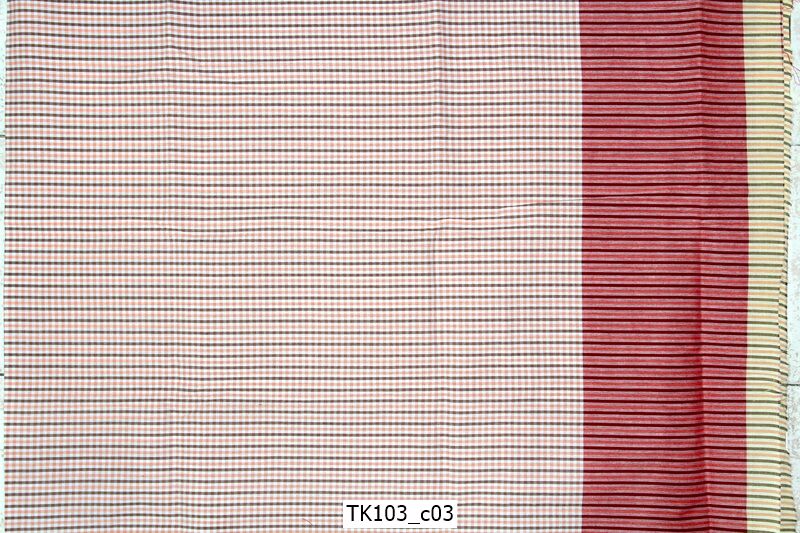 [2ม.] ผ้าขาวม้า TK103 โอรส (กว้าง 90ซม)