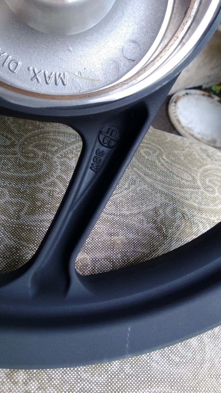 วงล้อแม็ก หลัง Honda click 125 i