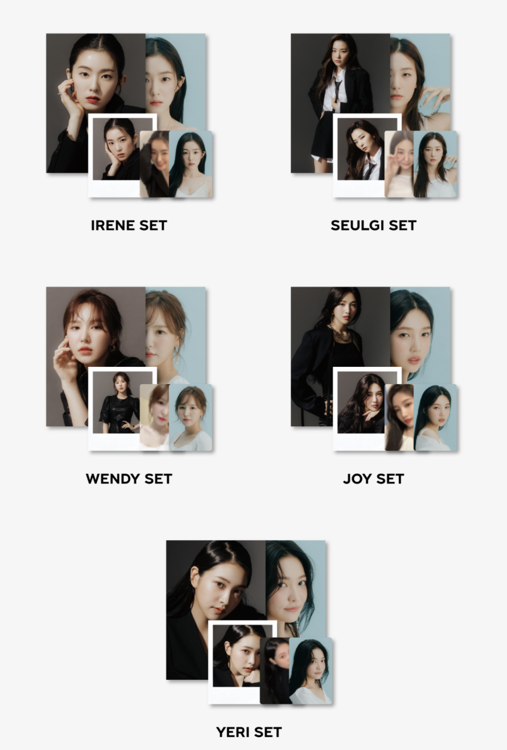 Red Velvet - 2021 SM ARTIST SEASON'S GREETINGS PHOTO PACK ระบุแบบ