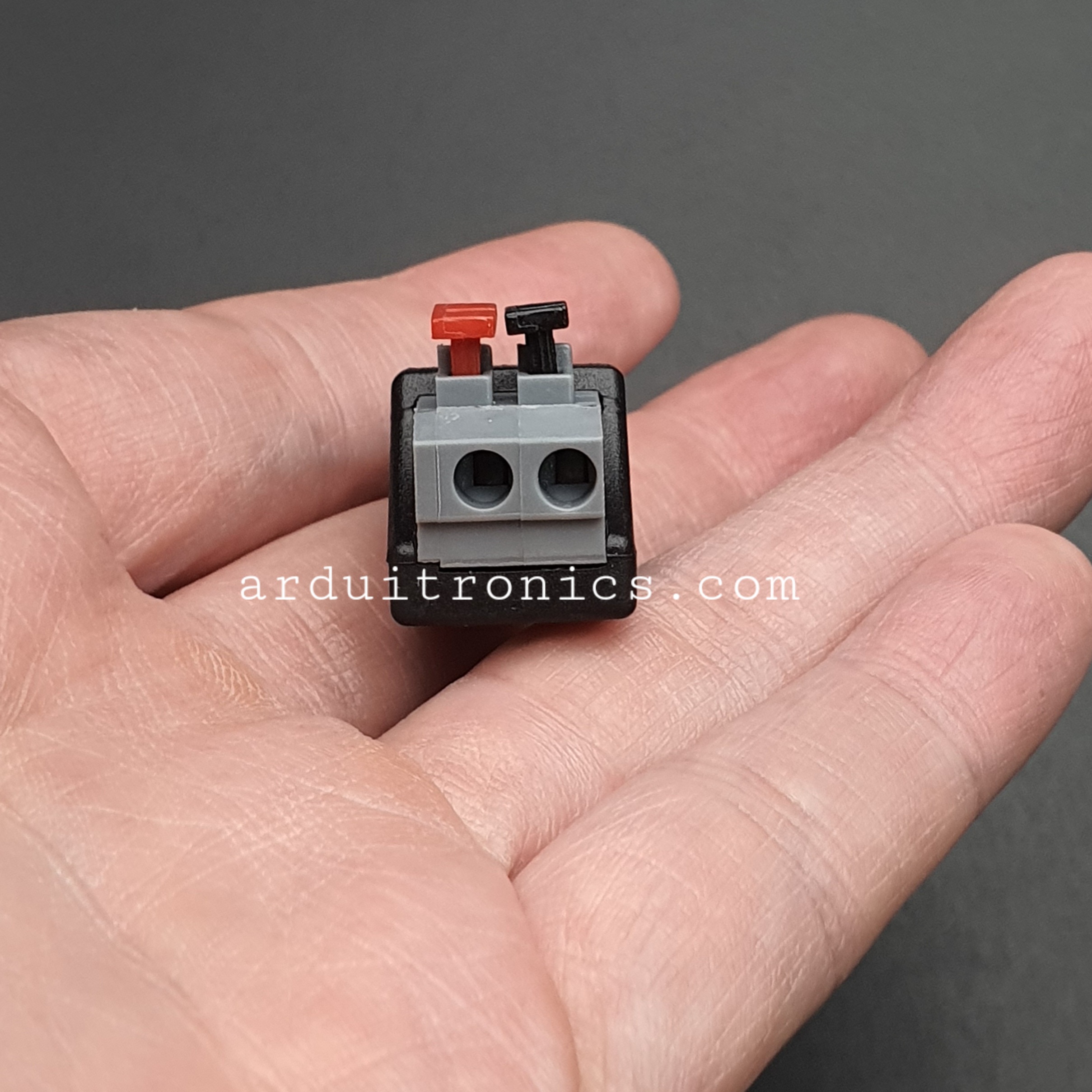 DC Power Connector DC Jack หัวแจ็ค ตัวผู้ Male Adapter Jack Plug 5.5 x2.1 mm ขนาดพอดีกับหัว Jack Arduino ไม่ต้องบัดกรี