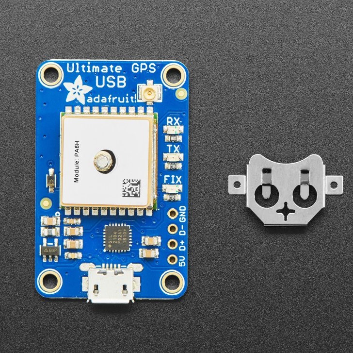Adafruit Ultimate GPS with USB - 66 Channel w/10 Hz Updates