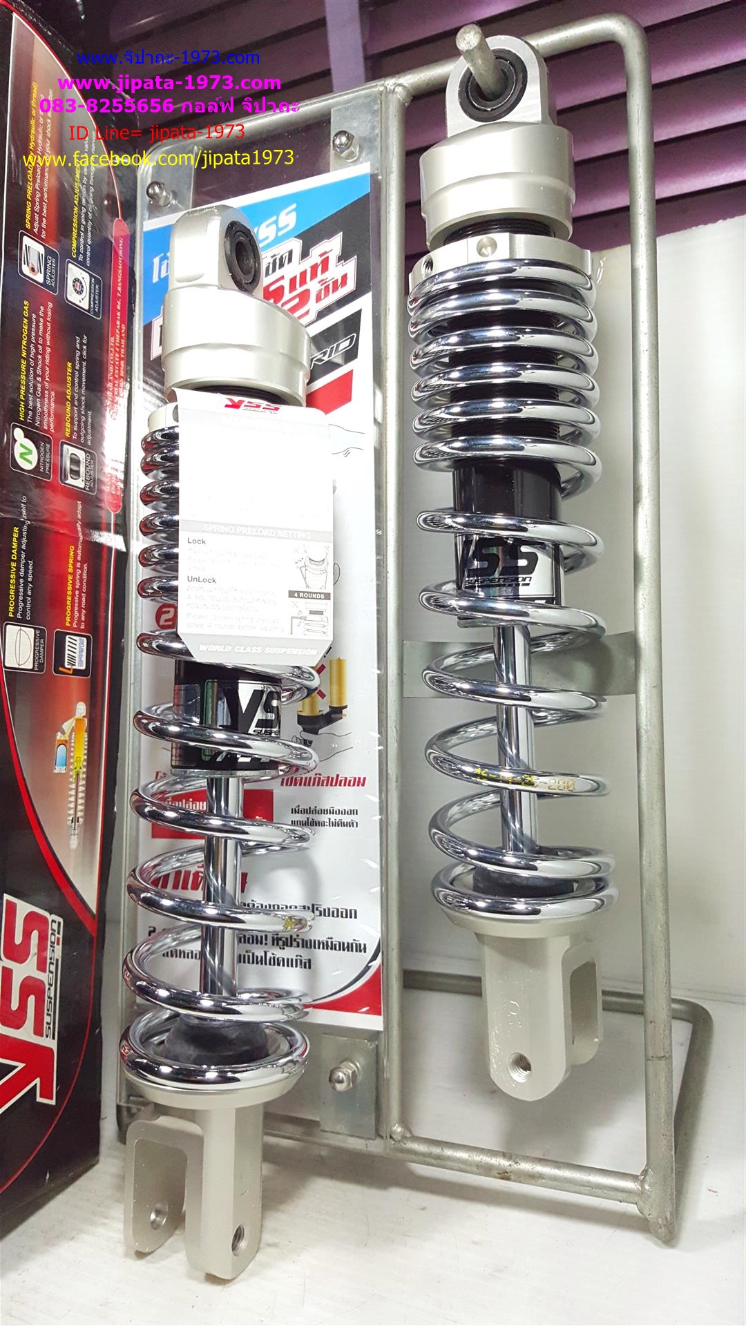 (PCX)โช้คอัพหลังคู่ YSS รุ่น Z-OFFSET(XL) หูเยื้อง สำหรับ Honda PCX 125,PCX150