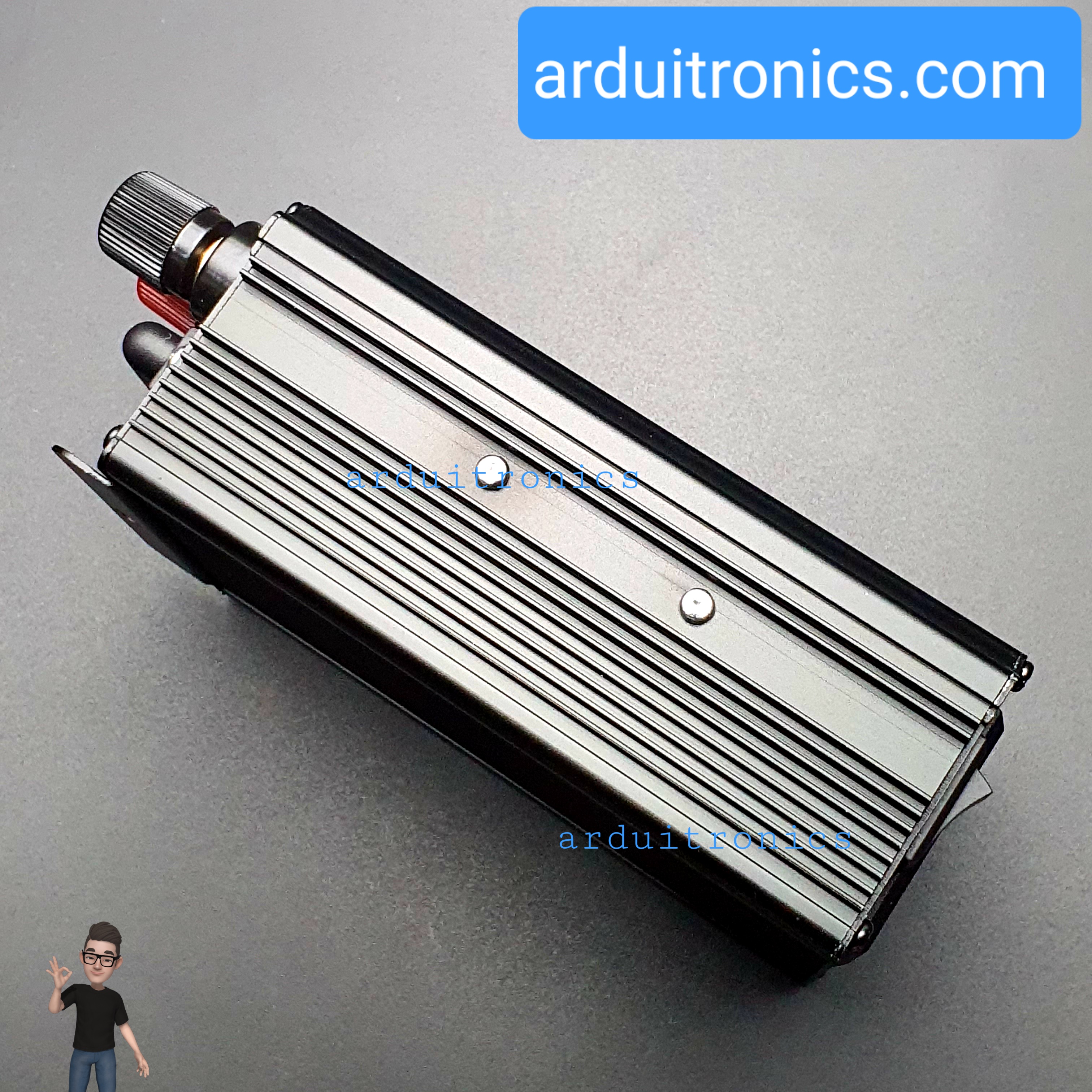 DC to AC Power Inverter 500W 12VDC to 220VAC 50 Hz (modified Sine Wave) สีดำ