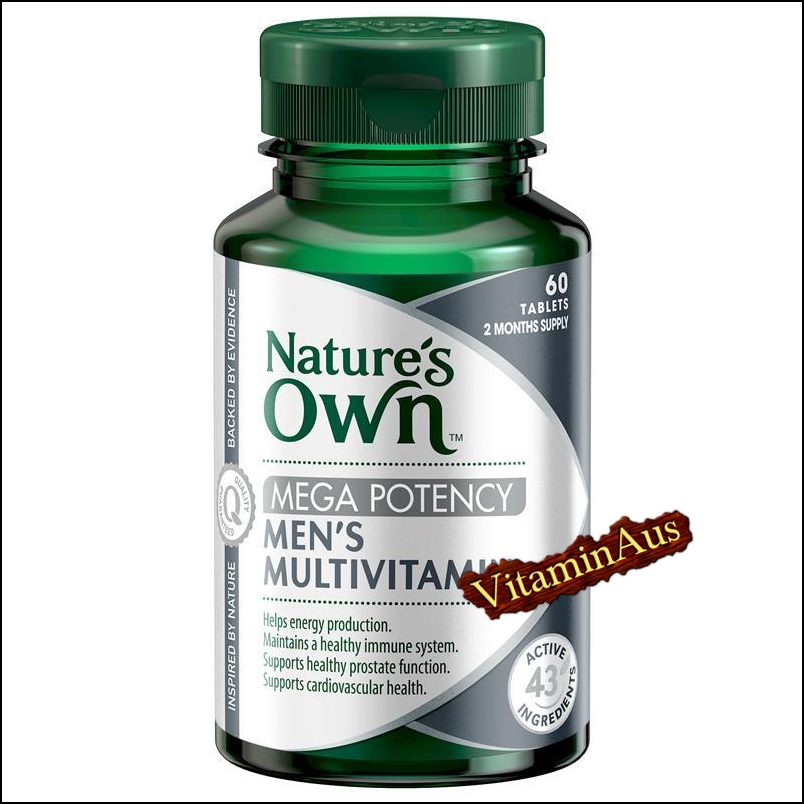 Men's Multivitamin Mega Potency 60 Tablets