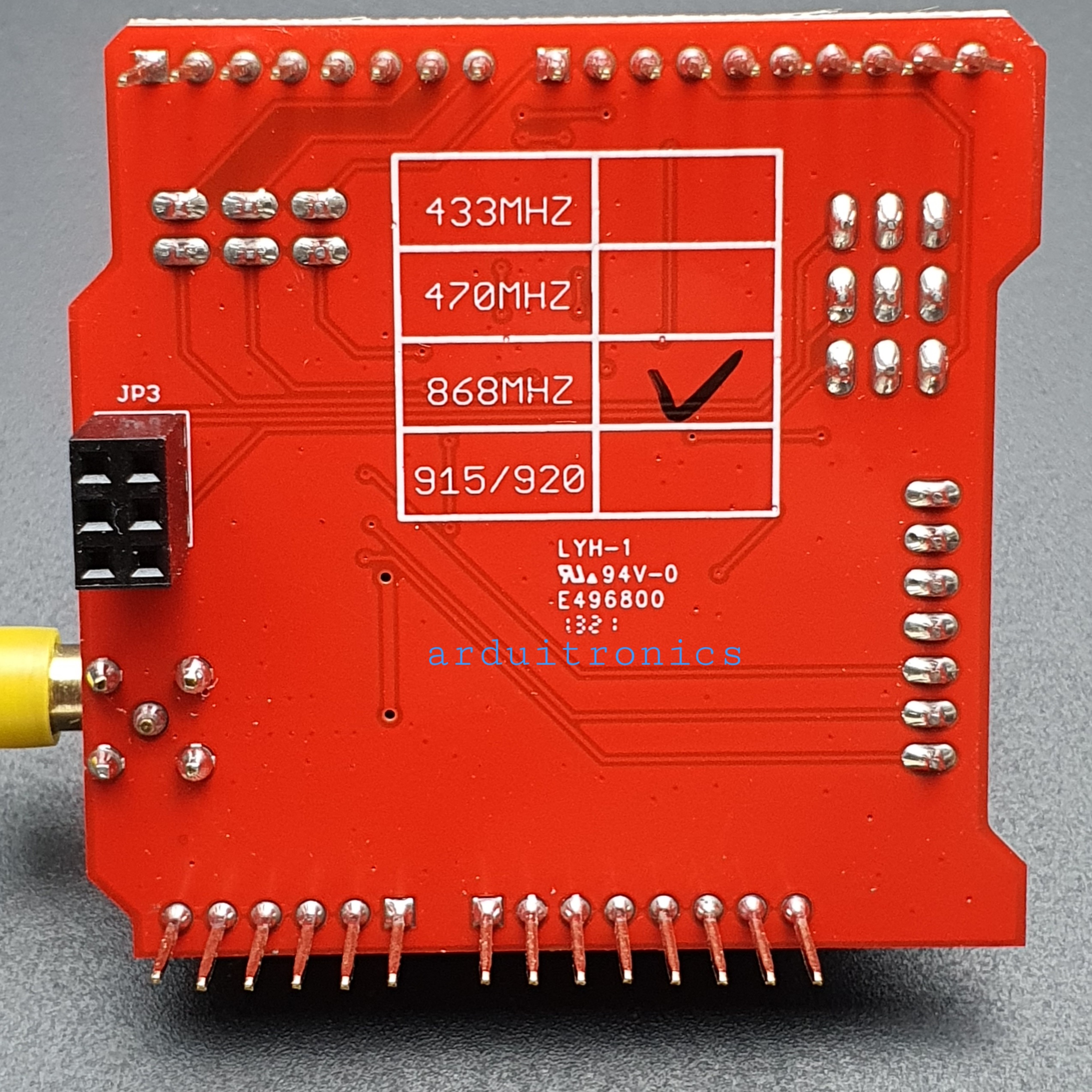 LoRa Shield 868MHz for Arduino Module Lora Shield (แถมเสาอากาศ)