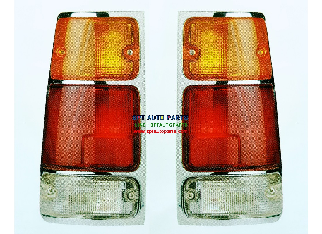 ไฟท้าย อีซูซุ ISUZU TFR ขอบชุบ (L-R ราคาต่อ 1 คู่ มีขั้ว+หลอด)