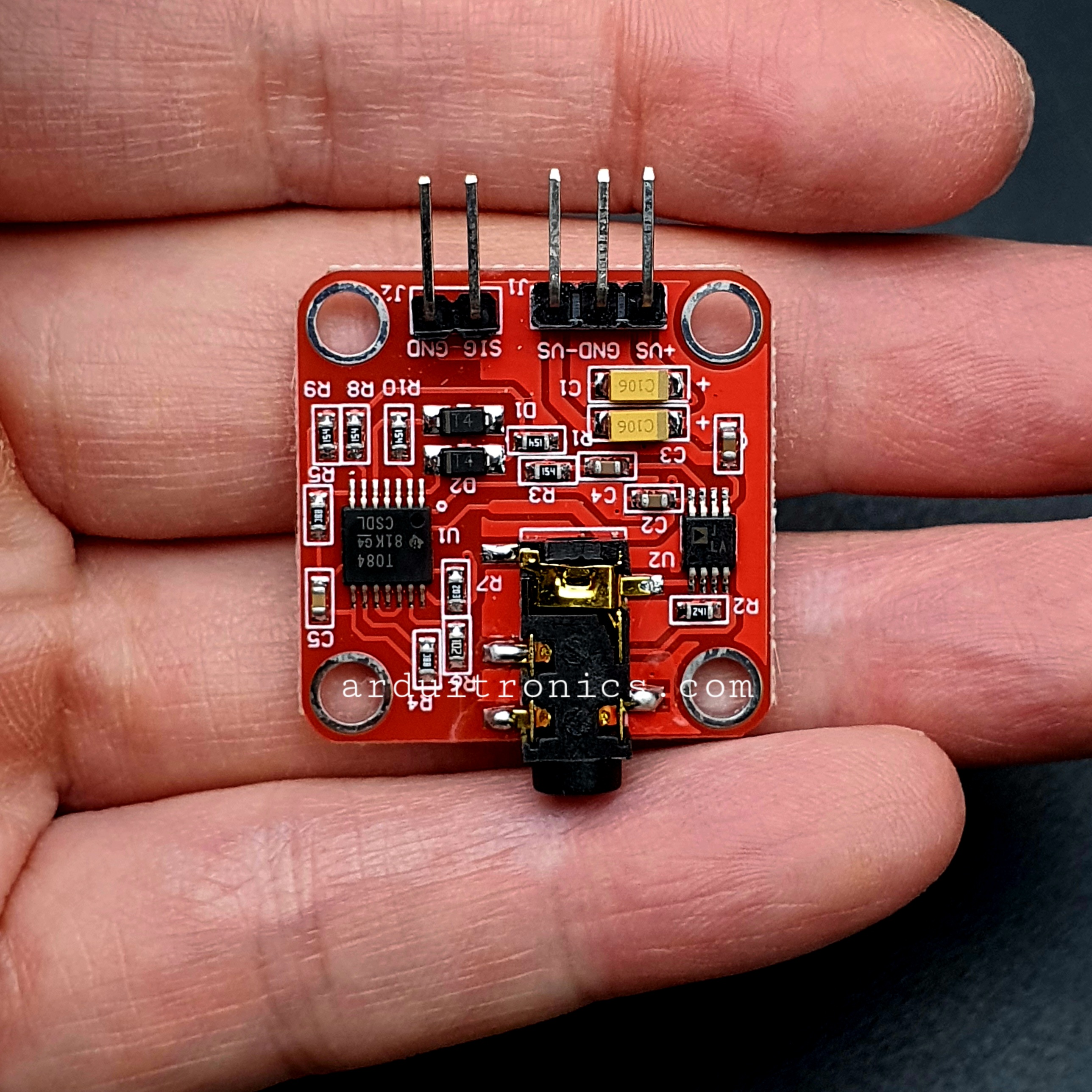 EMG Muscle Sensor Module + Free Electrode Pads