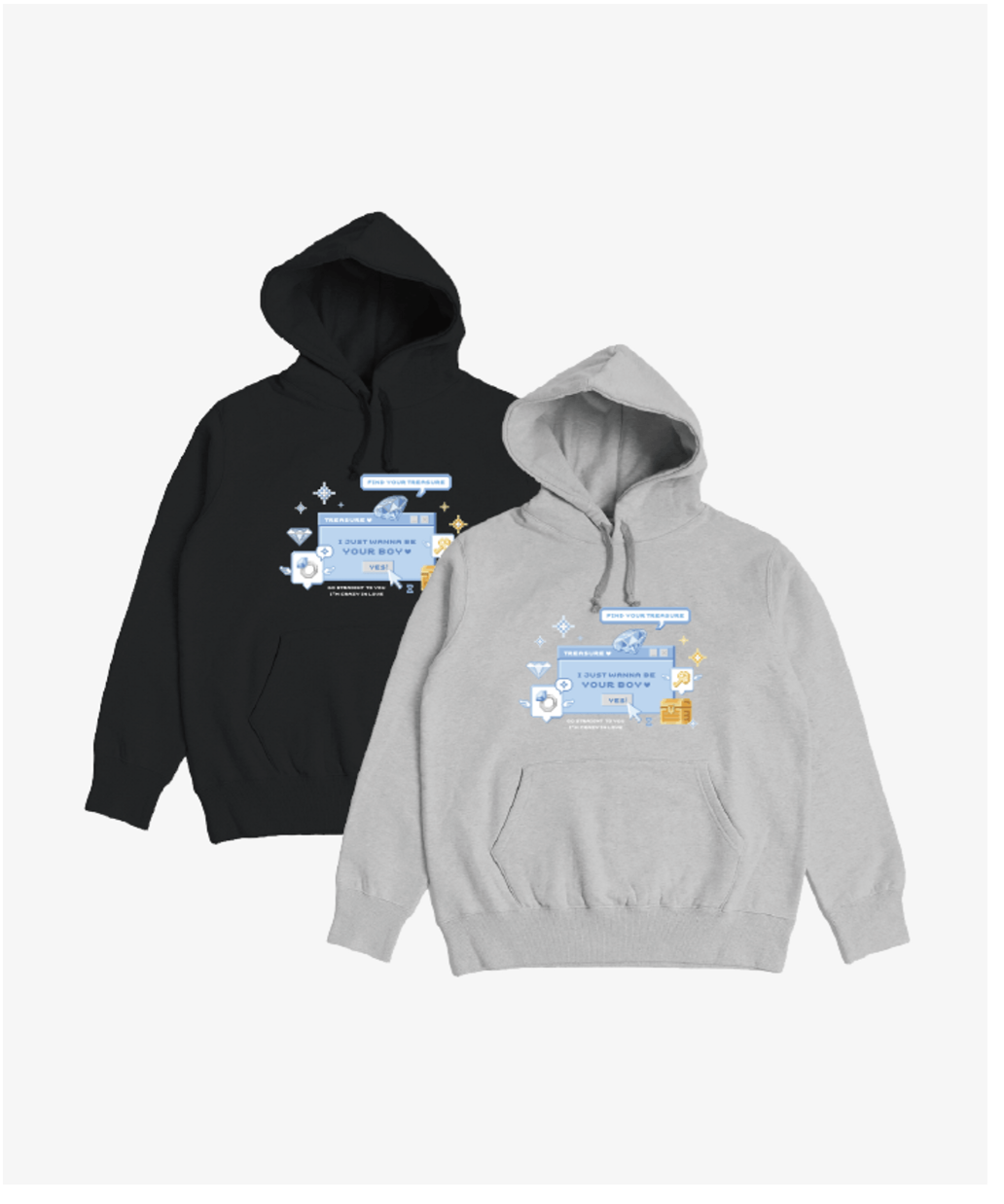 TREASURE -TREASURE ANNIVERSARY - HOODIE - ระบุ สีที่ต้องการ