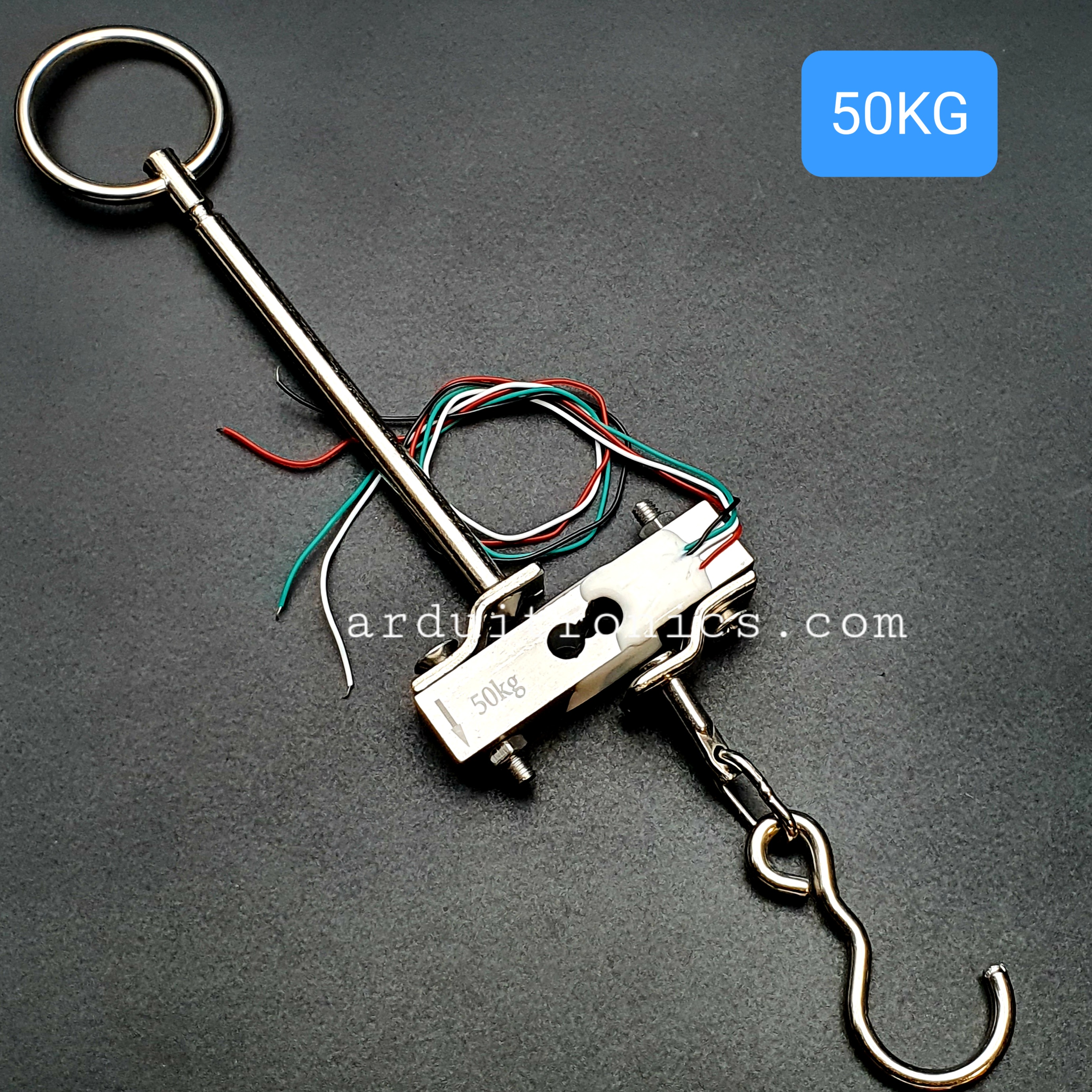 Load Cell - 50kg, Straight Bar with Hook