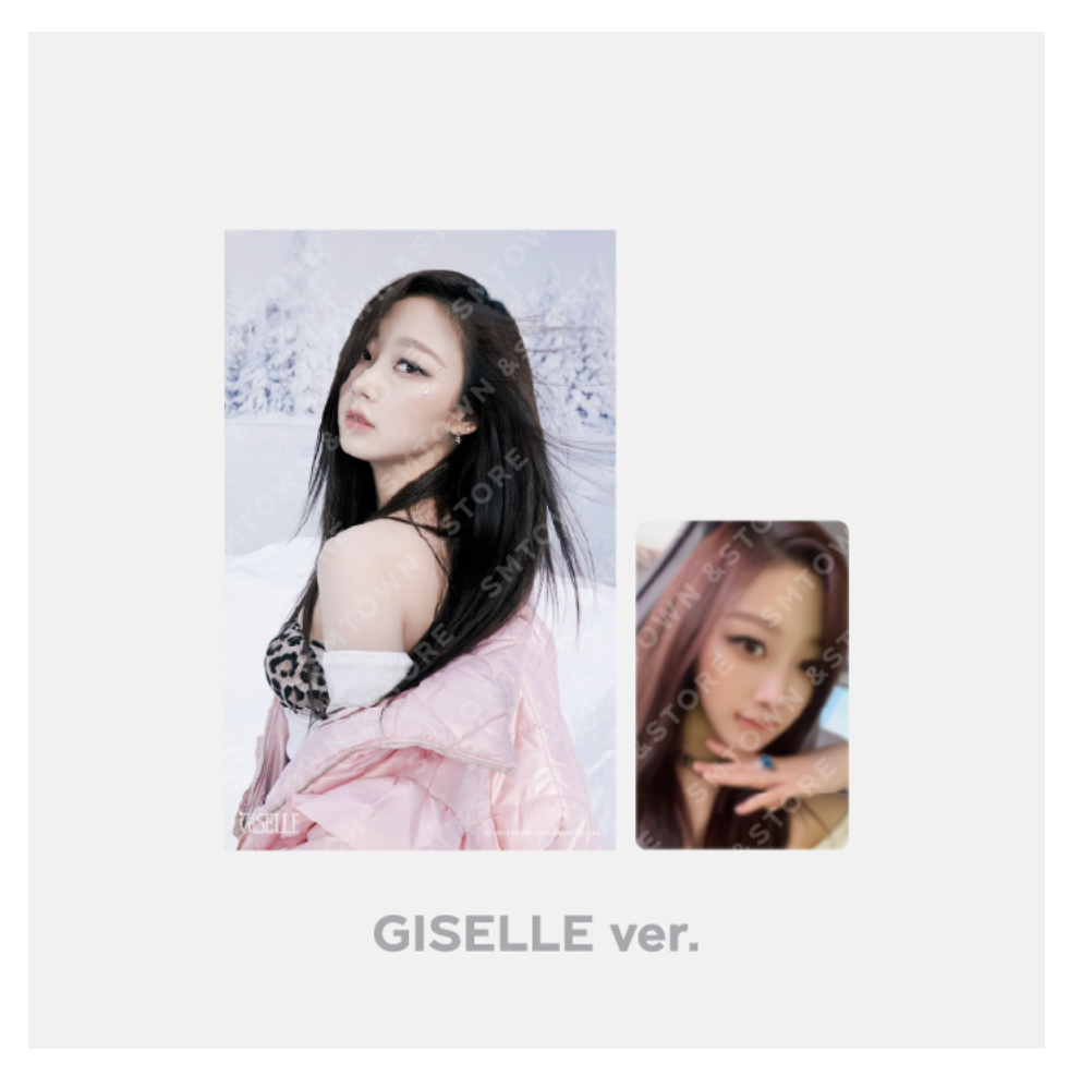 aespa - SMTOWN LIVE 2023 : SMCU PALACE @ KWANGYA OFFICIAL MD -4x6 Photo + Photo Card Set แบบ Giselle