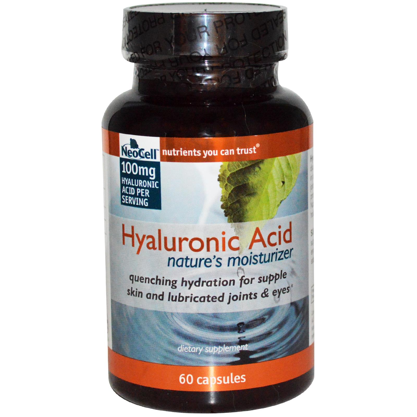 Neocell Hyaluronic acid นีโอเซล ไฮยาลูโรนิก แอซิด บำรุงผิว ริ้วรอยเหี่ยวย่น สายตา