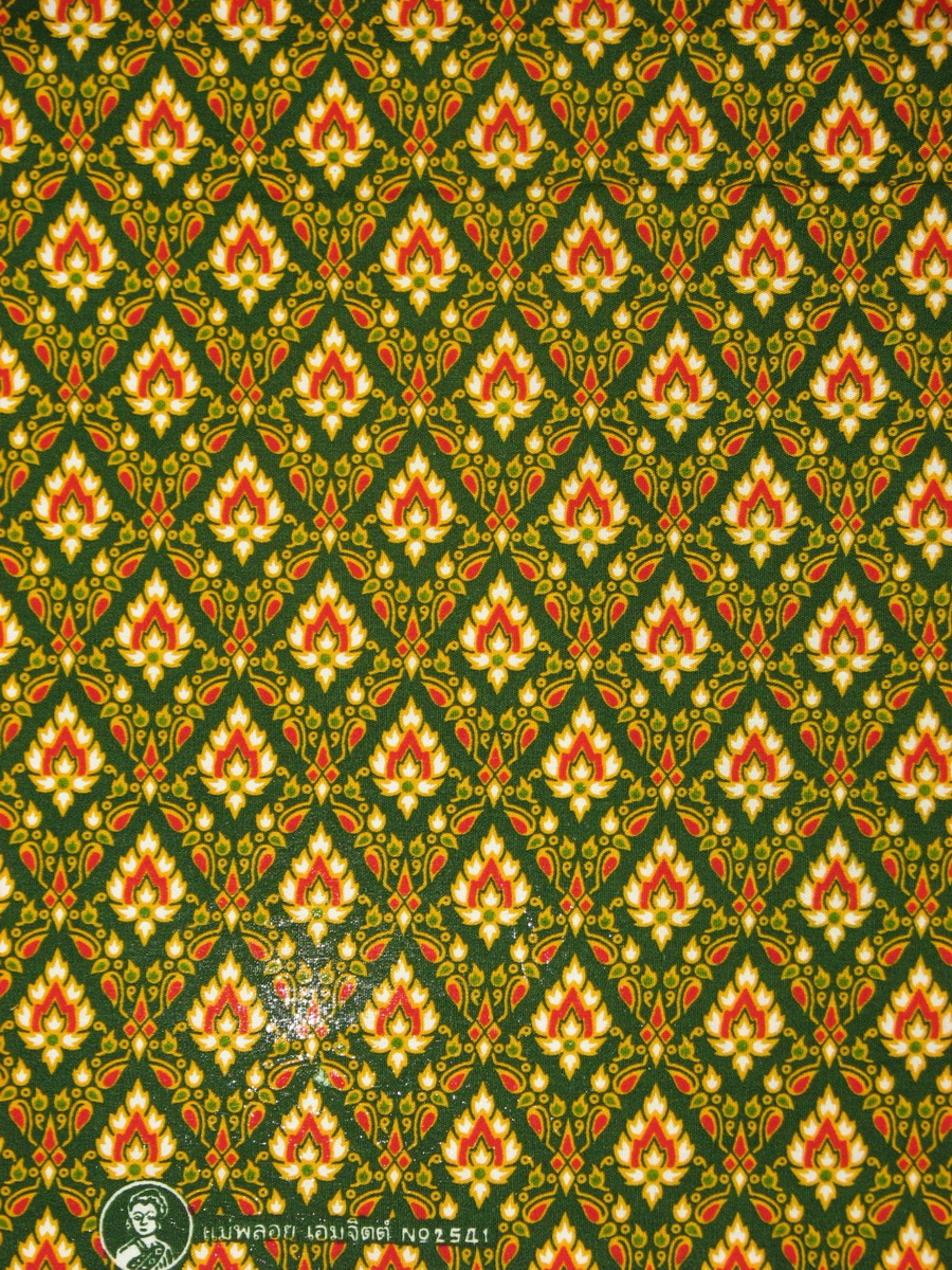 [D-MP2541] ผ้าถุงแม่พลอย 1.8เมตร เย็บพร้อมนุ่ง คอตต้อน 100%