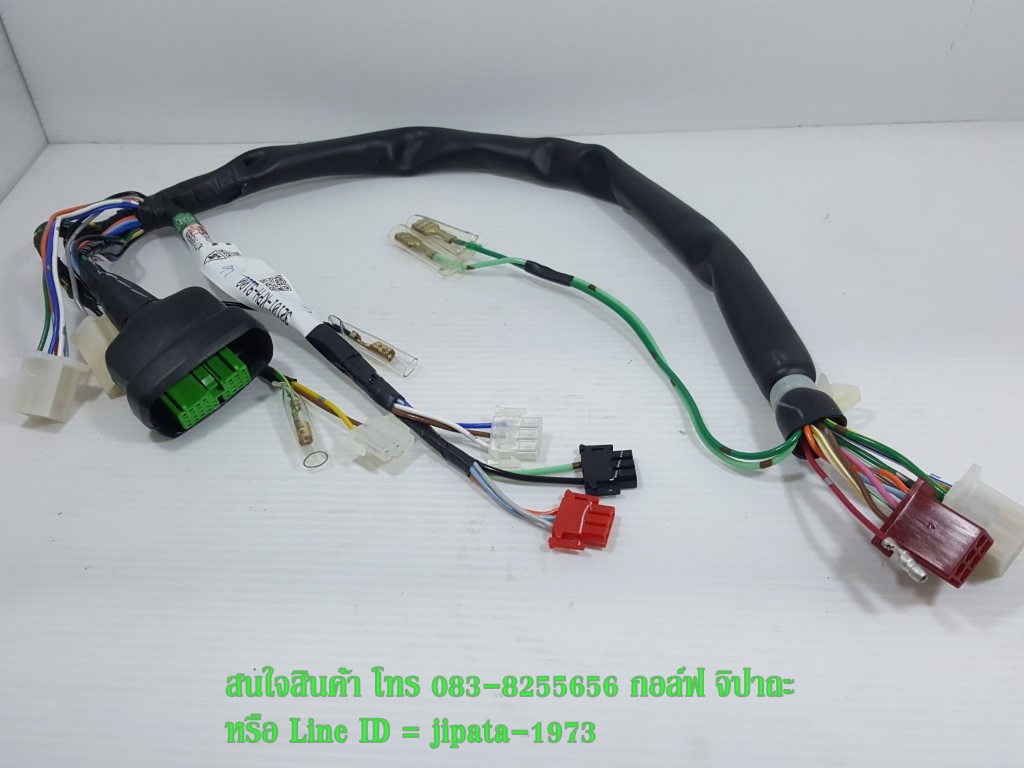 (Wave 125) ชุดสายไฟหลังเรือนไมล์ Honda wave 125 i ปี 2002 (รุ่นสตาร์ทเท้า) แท้