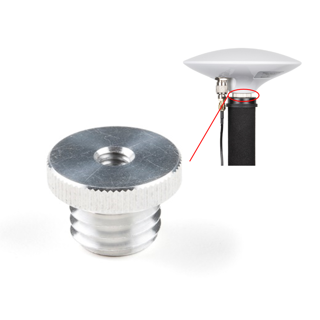 Antenna Thread Adapter - 1/4in. to 5/8in. (แท้จาก Sparkfun, USA)