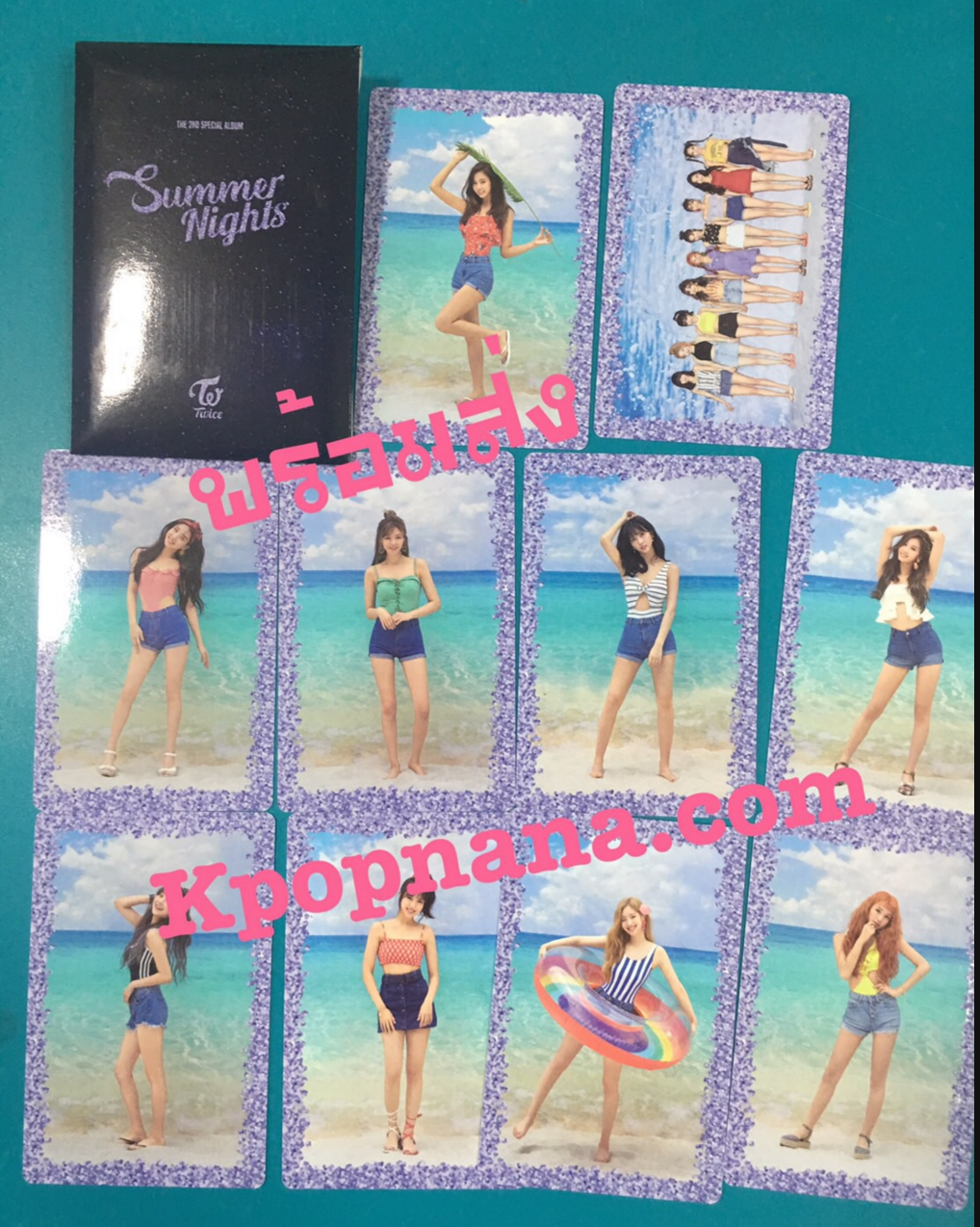 TWICE - ของแถม พิเศษ รอบ พรีออเดอร์ photocard set 10 แผ่น แบบที่ 8 พร้อมส่ง