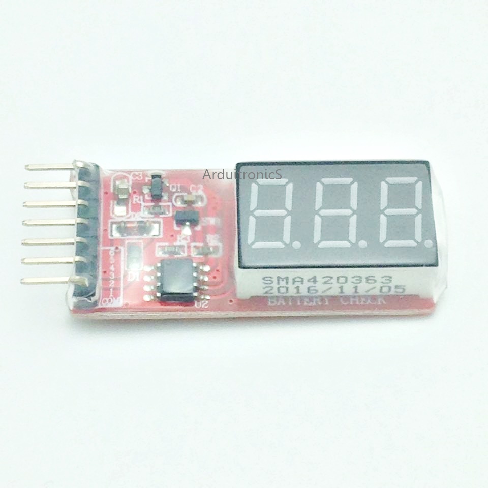 1S-6S Lipo Battery Voltage Checker / Meter