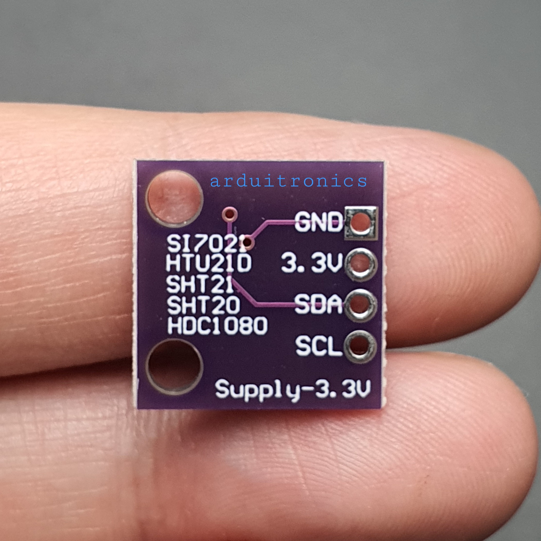 GY-213V-HDC1080 เซ็นเซอร์ความชื้นและอุณหภูมิแบบ digital ติดต่อแบบ I2C