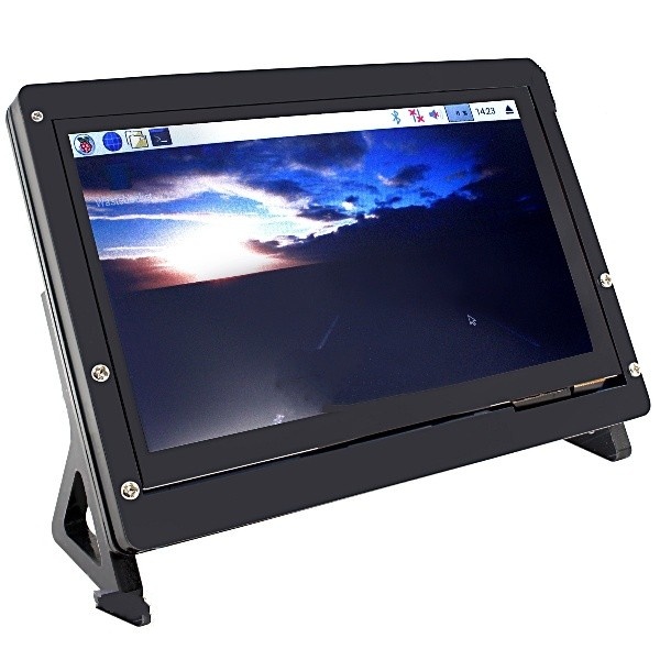 [กรอบ แบบที่ 2] จอ LCD 7 นิ้ว ชุดเคสตั้งจอ HDMI Touch Screen Display ชุดเคสตั้งจอ Raspberry Pi