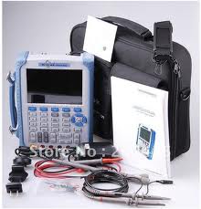 Handheld Oscilloscope Hantek DSO1062B (60MHz) + Adapter + USB Cable + 2 Probes Set in Carrying Bag