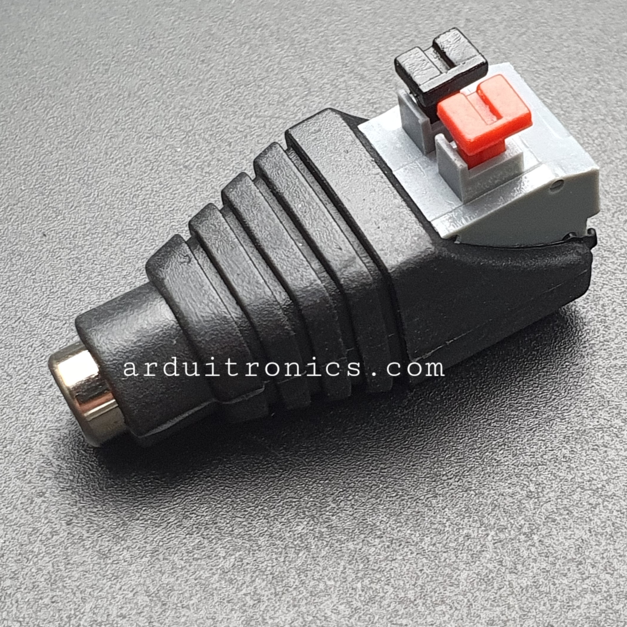 DC Power Connector DC Jack หัวแจ็ค ตัวเมีย Female Adapter Jack Plug 5.5 x2.1 mm ขนาดพอดีกับหัว Jack Arduino ไม่ต้องบัดกรี