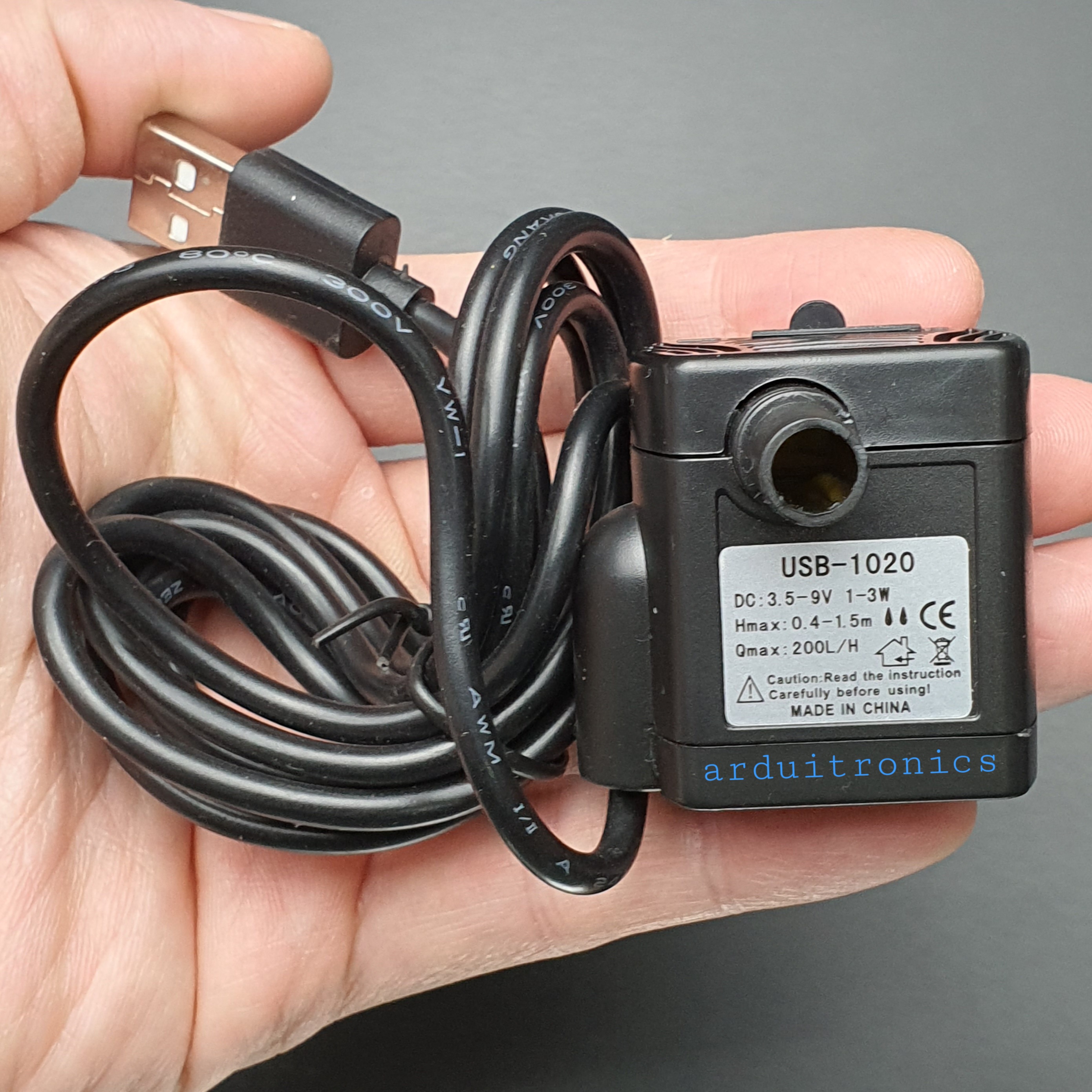 USB Brushless Water Pump Ultra-Quiet (5V) ปั้มน้ำสำหรับทำตู้ปลาหรือน้ำพุ