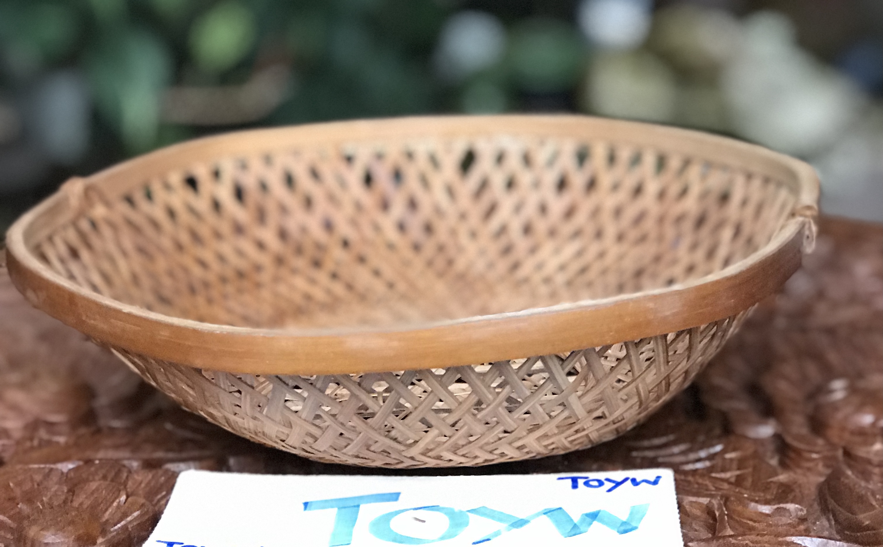 เริ่มต้น 100 บาท งานเก่าโบราณ งานไม้สานมือ ตะกร้าผลไม้ ถาดใส่อาหาร ขนม หรือของแห้งอื่นๆ