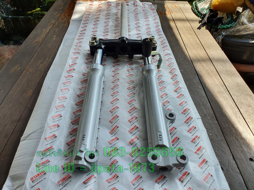 (Fino 125 i) ชุดแผงคอพร้อมโช้คอัพหน้า Yamaha Fino 125 i แท้