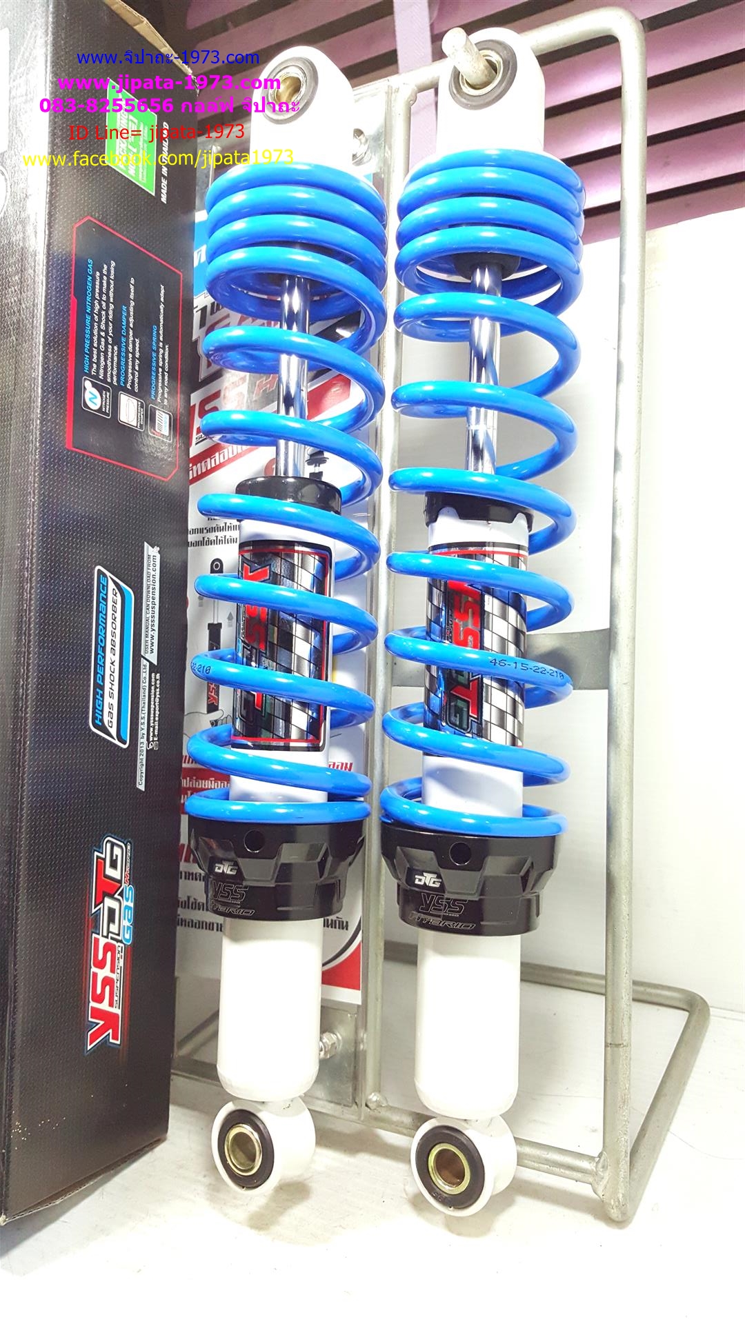 (Wave)โช้คอัพหลังคู่ YSS รุ่น DTG (ไฮบริด) สำหรับ Honda Wave