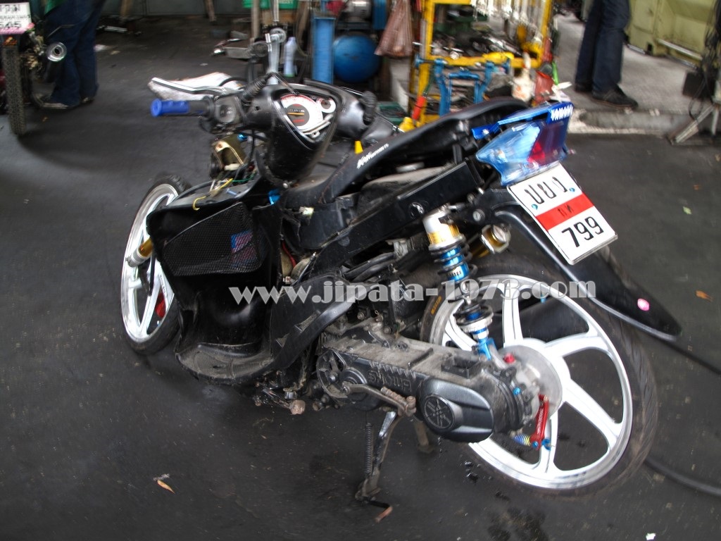 งานดัดโครงตัวถัง yamaha Mio