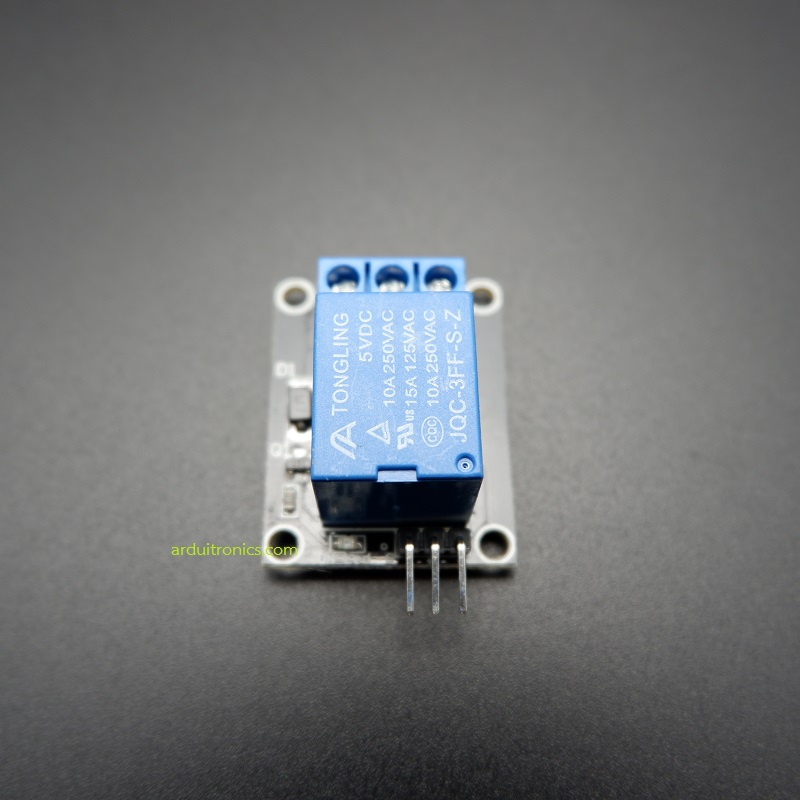 5V 1 Channel Relay Module KY-019 (PCB สีดำขนาดเล็กพอดีกับหัวรีเรย์)